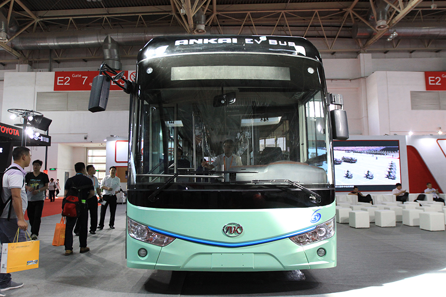 安凱第六代純電動客車前臉